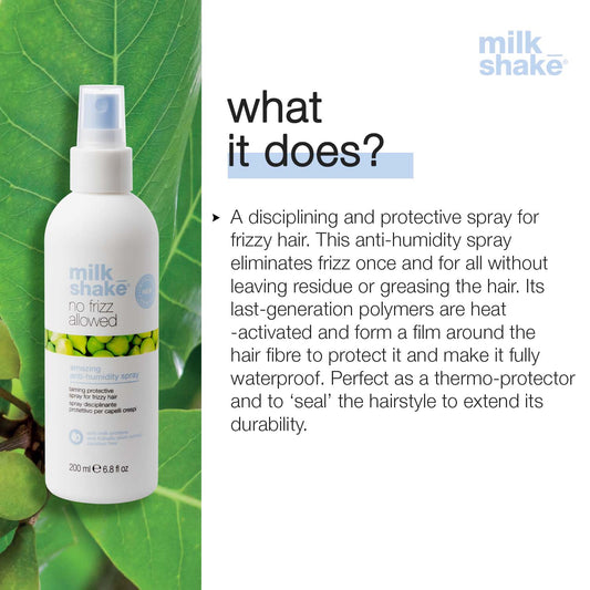 milk_shake no frizz allowed amazing anti-humidity spray