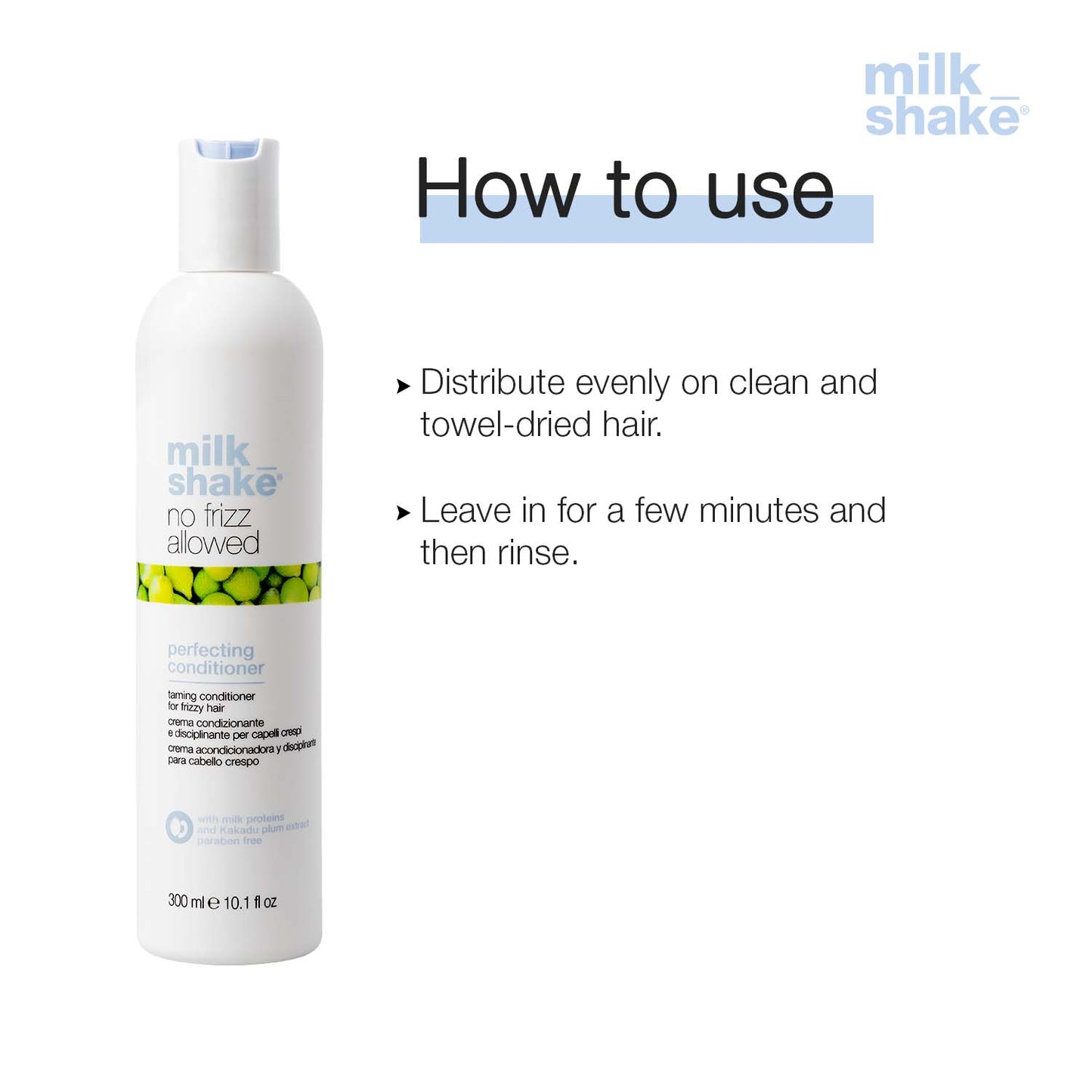 milk_shake no frizz allowed perfecting conditioner