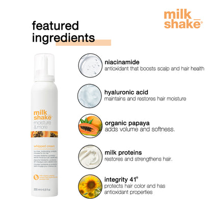 milk_shake Moisture & more whipped cream leave in conditioner