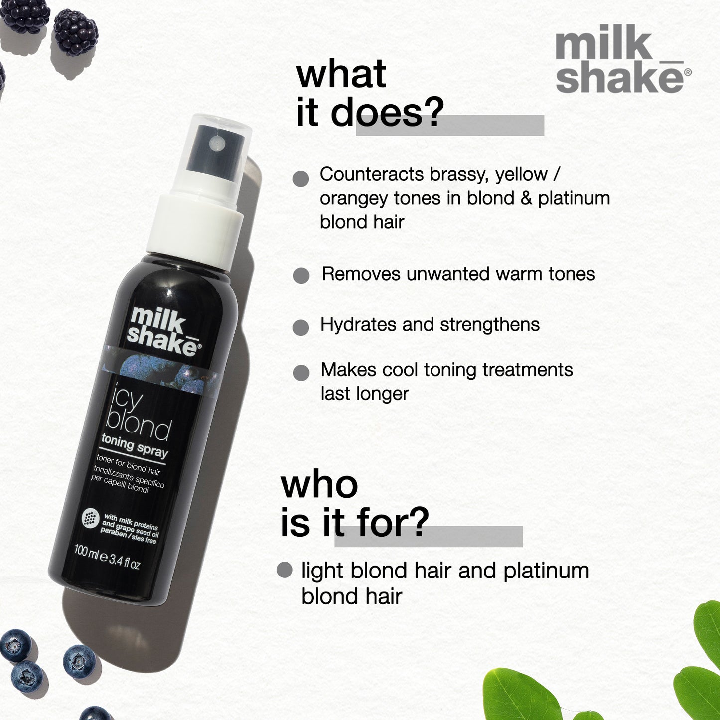 milk_shake icy blond toning spray
