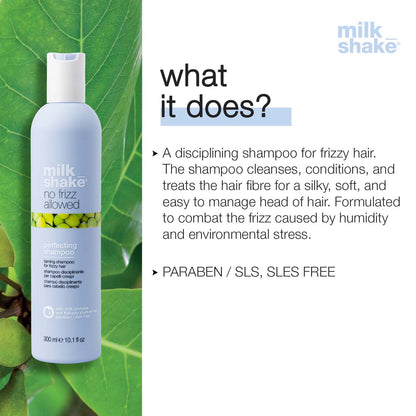 milk_shake no frizz allowed perfecting shampoo