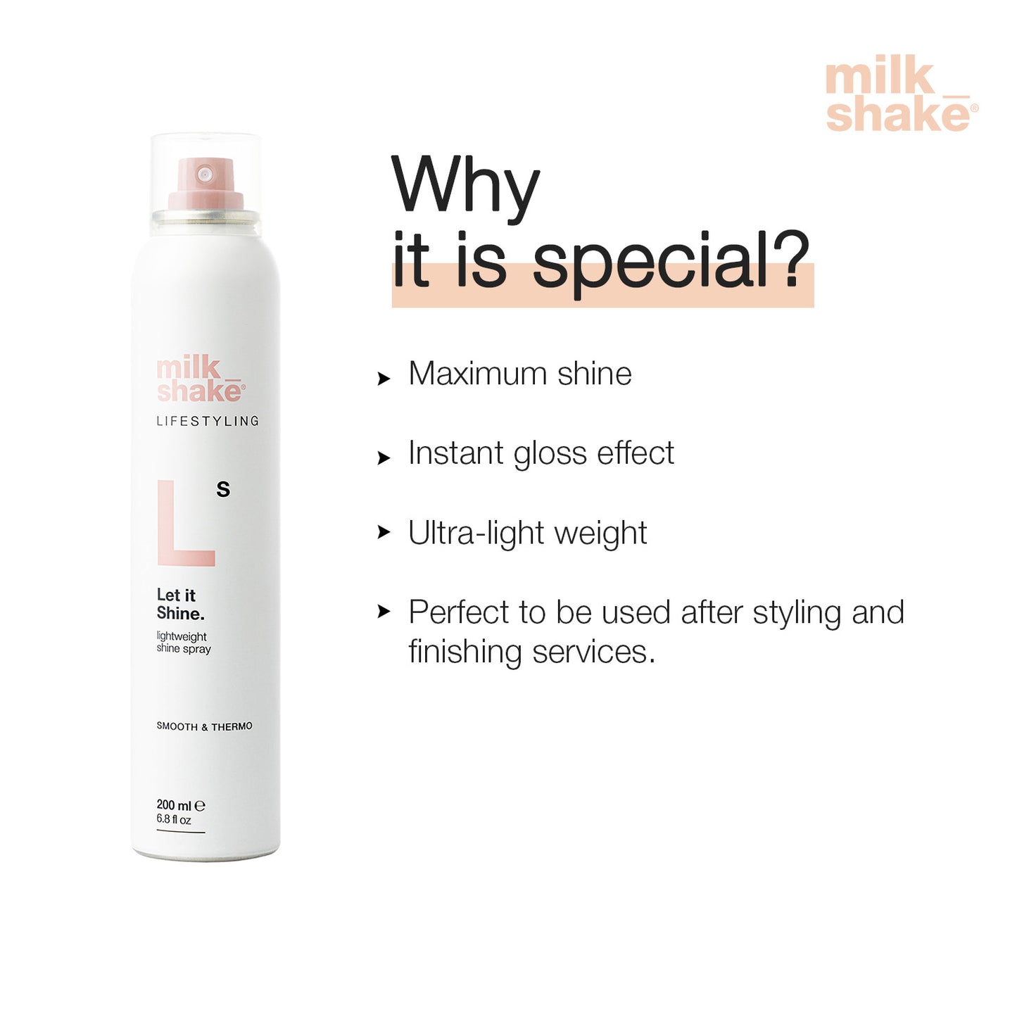 milk_shake lifestyling let it shine spray
