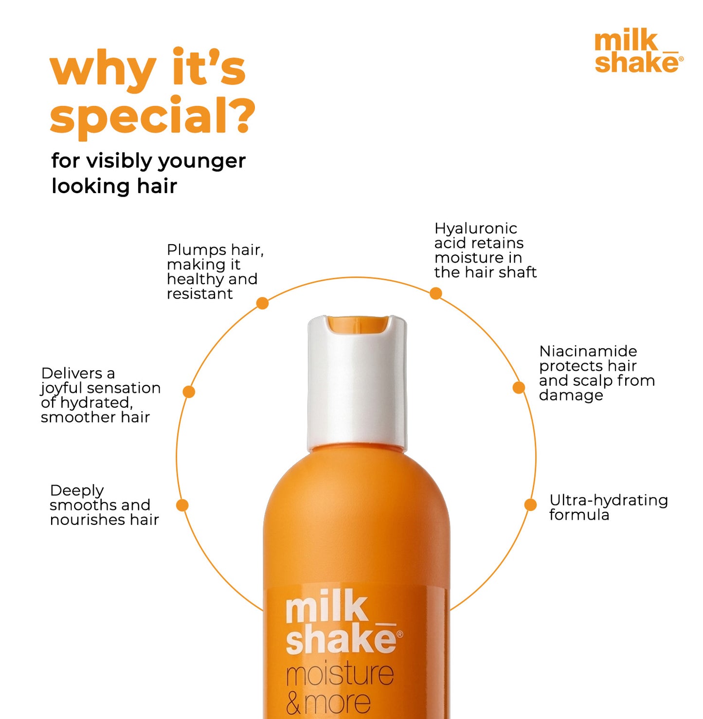 milk_shake Moisture & More Hydrating Shampoo for Dry Hair