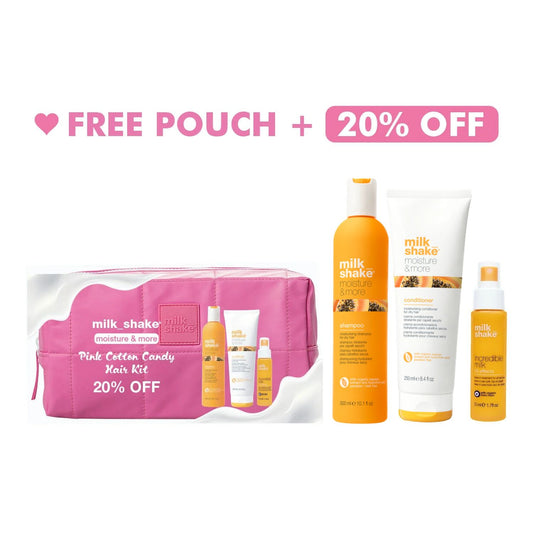 milk_shake Pink Cotton Candy Hair Kit | Moisture&More
