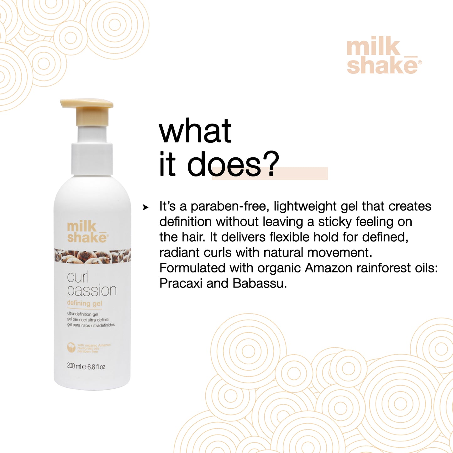 milk_shake Curl Passion Defining Gel