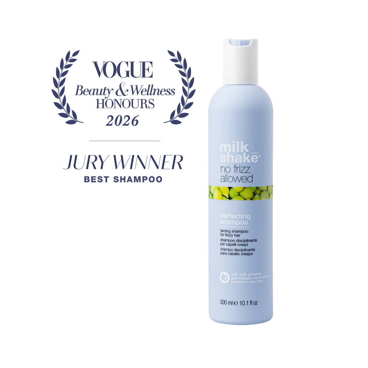 milk_shake no frizz allowed perfecting shampoo