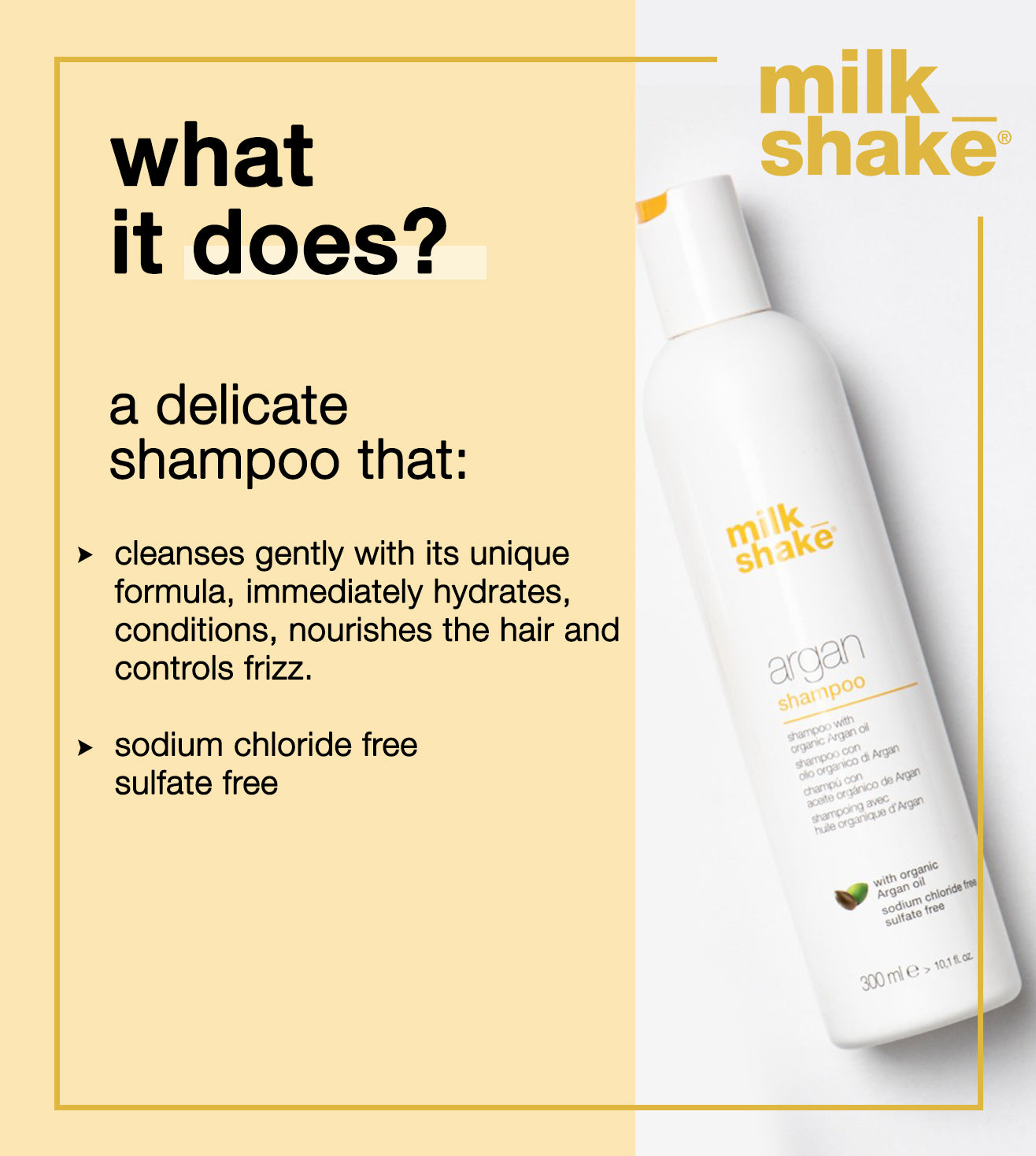 milk_shake argan shampoo