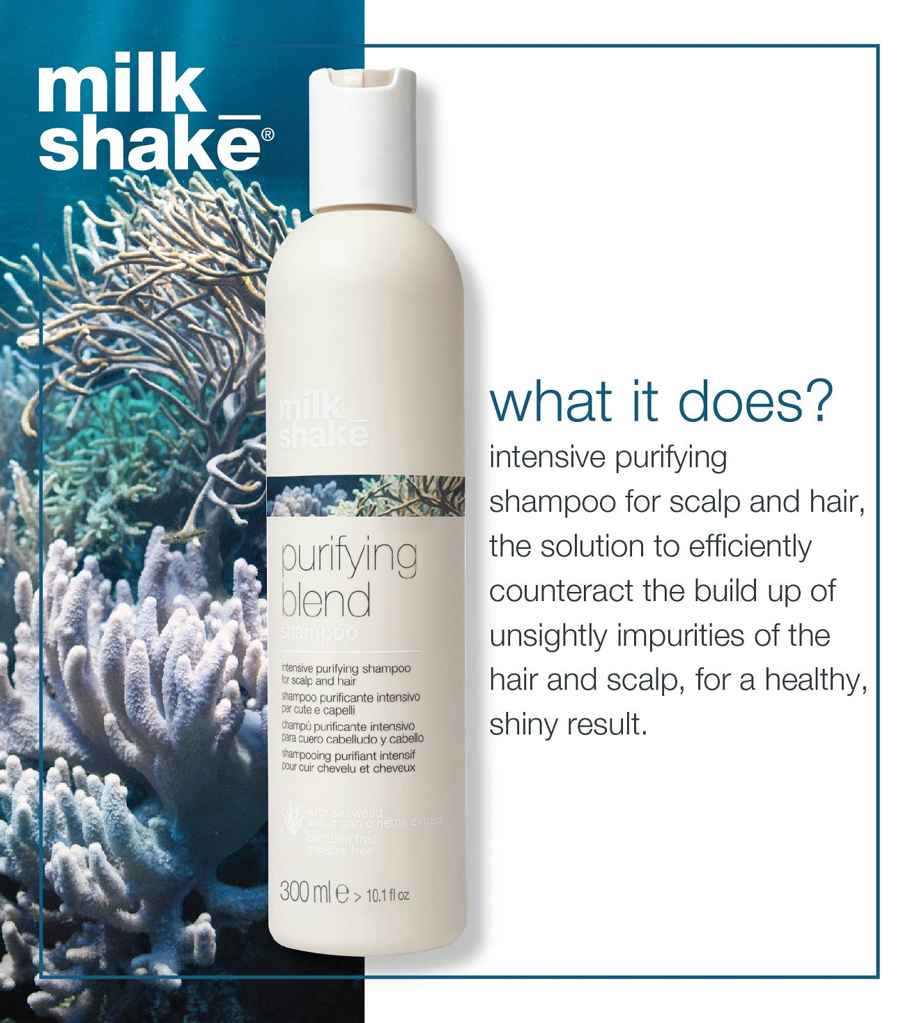 milk_shake purifying blend shampoo