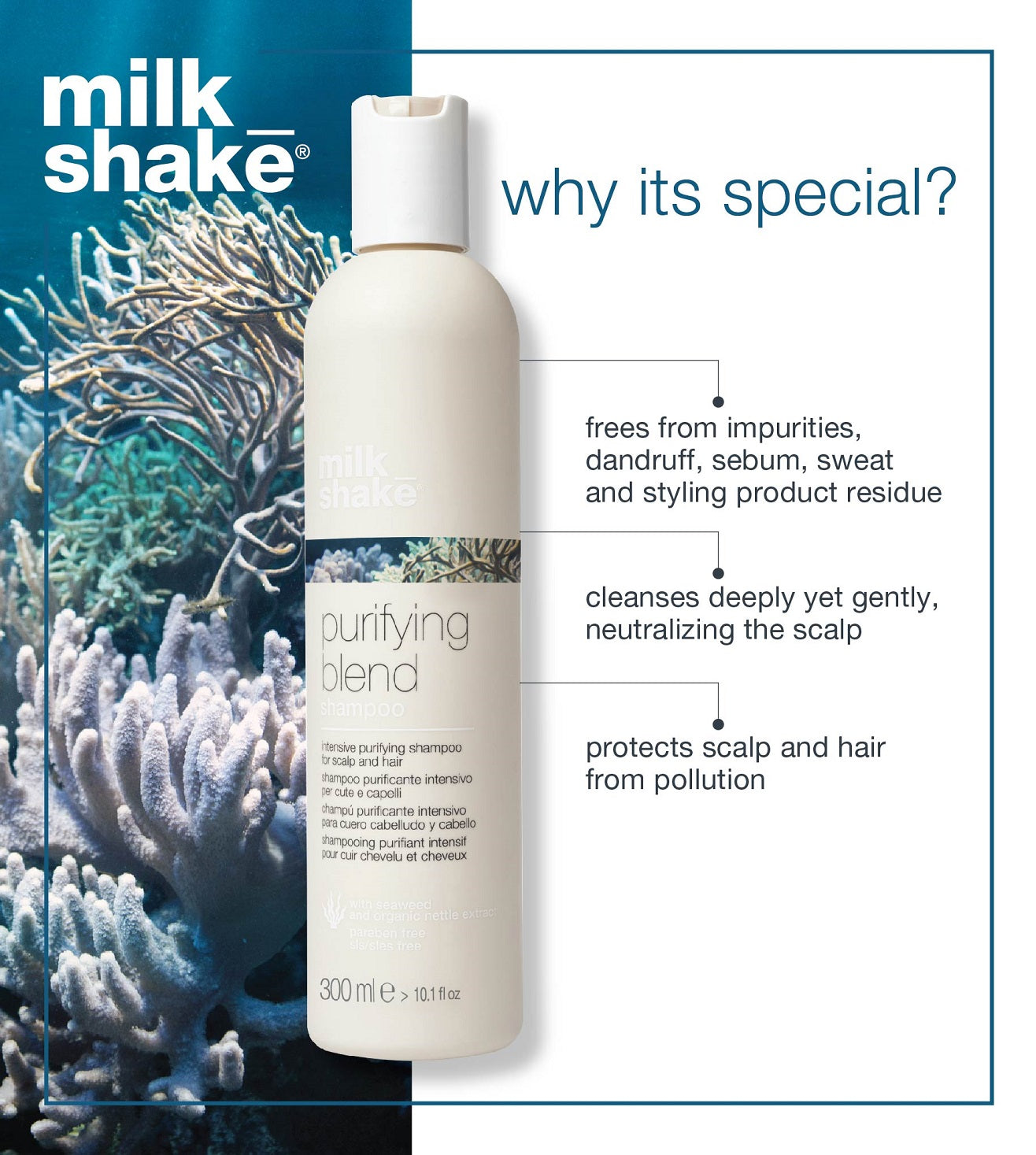 milk_shake purifying blend shampoo